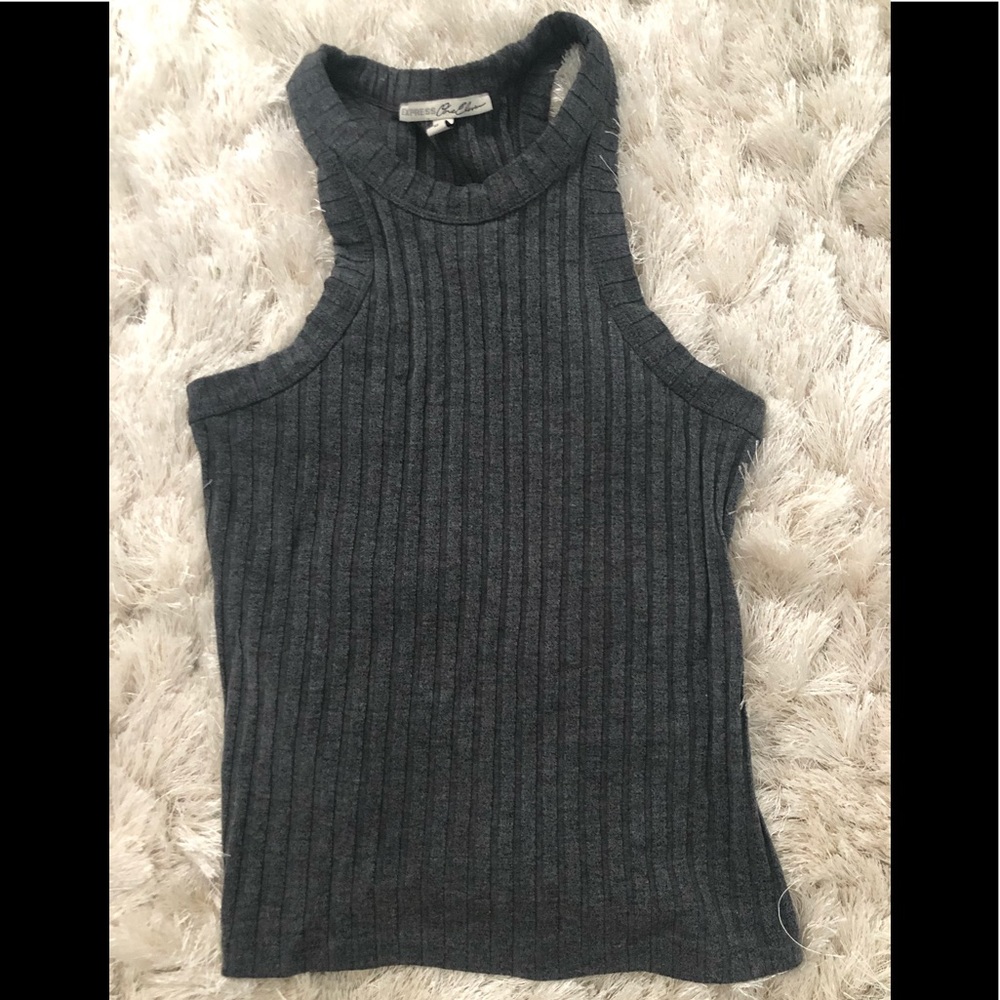 Express ribbed tank top